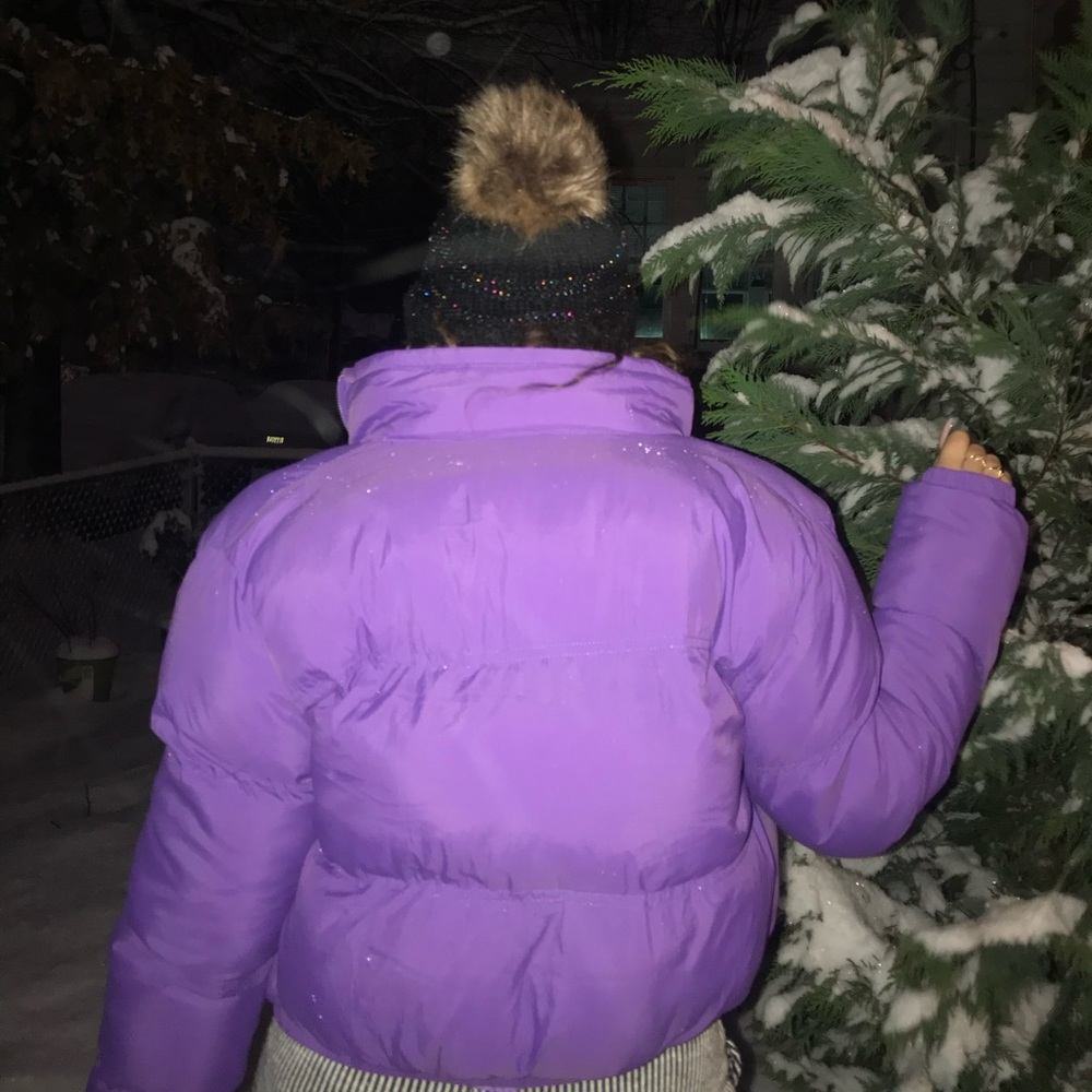 Purple Puffer Jacket